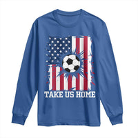 USA Soccer Game Day Long Sleeve Shirt Take Us Home