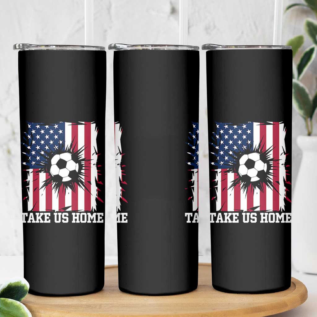 USA Soccer Game Day Skinny Tumbler Take Us Home