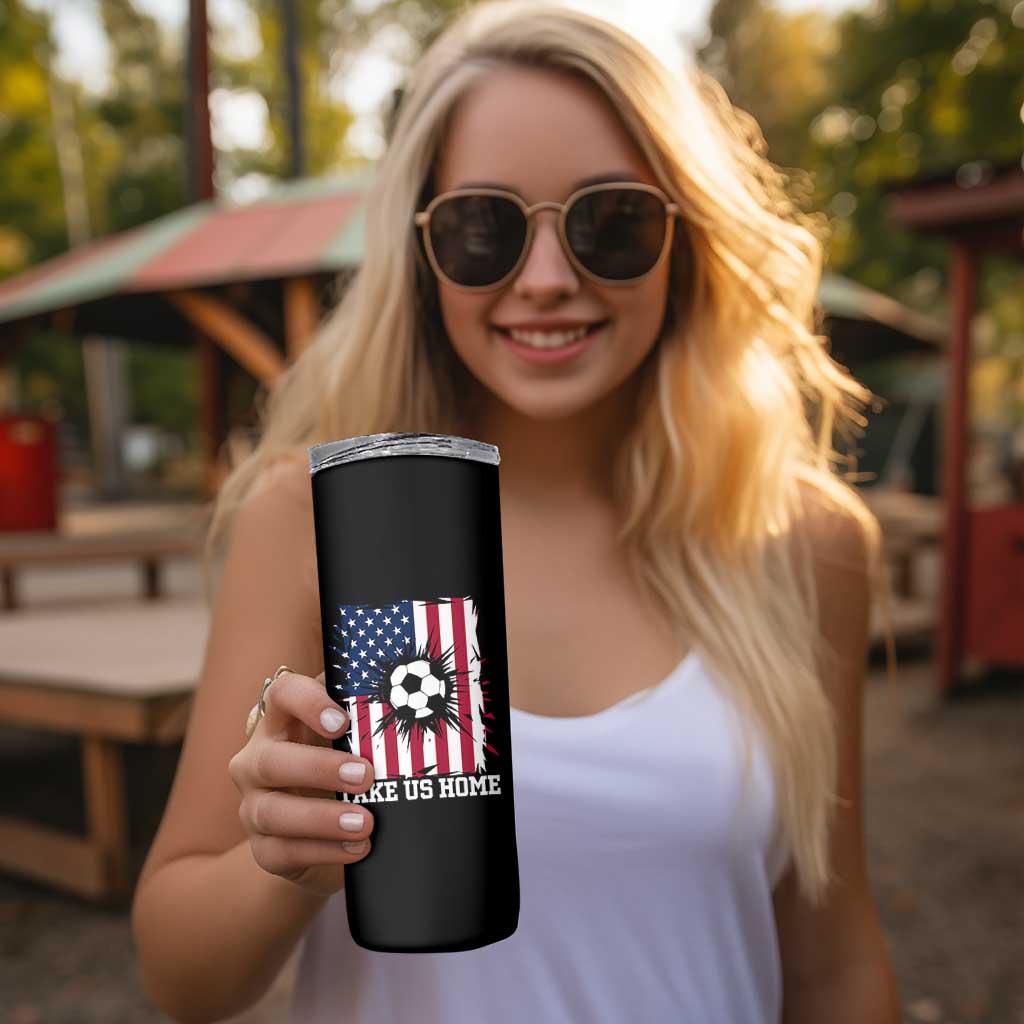 USA Soccer Game Day Skinny Tumbler Take Us Home