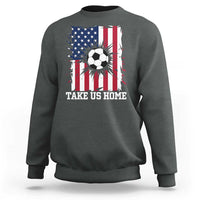 USA Soccer Game Day Sweatshirt Take Us Home