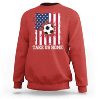 USA Soccer Game Day Sweatshirt Take Us Home