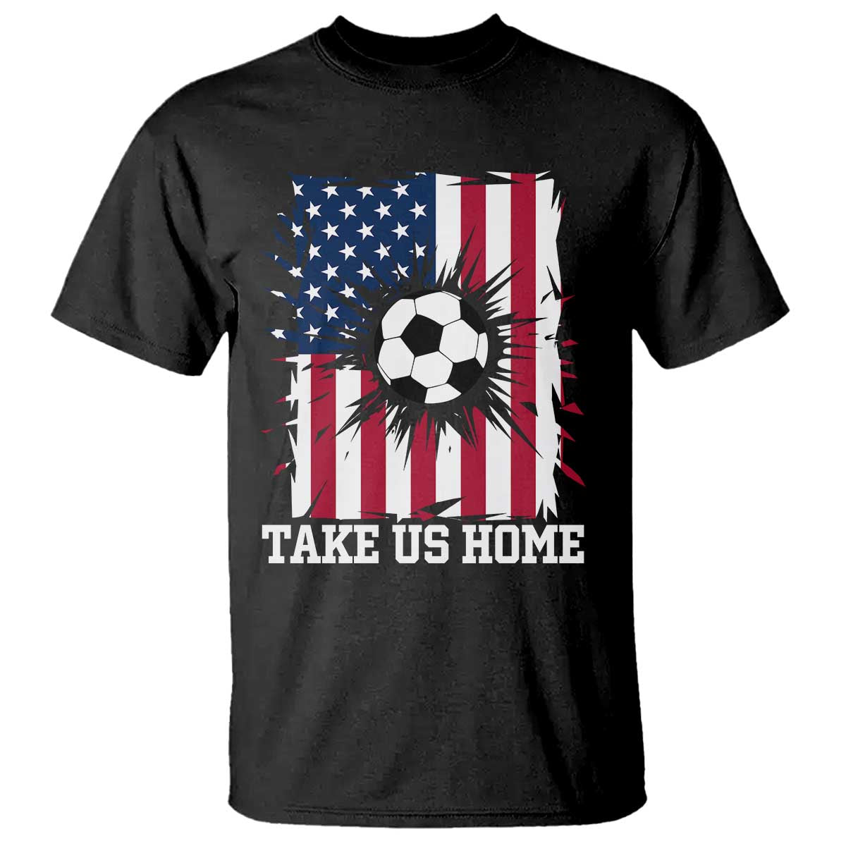 USA Soccer Game Day T Shirt Take Us Home