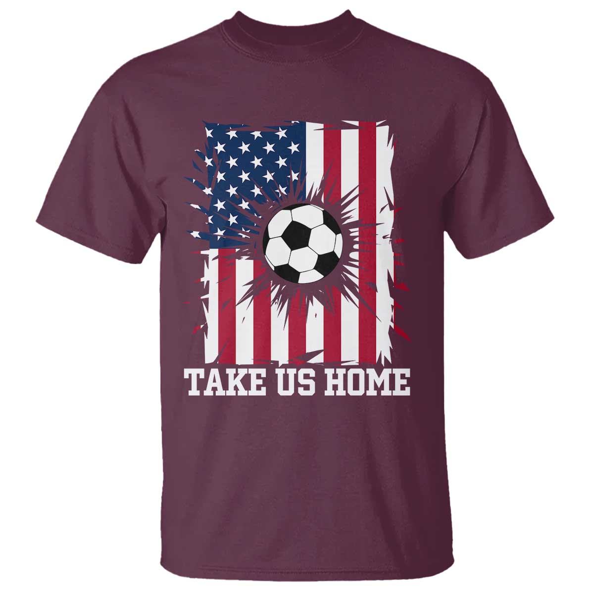 USA Soccer Game Day T Shirt Take Us Home
