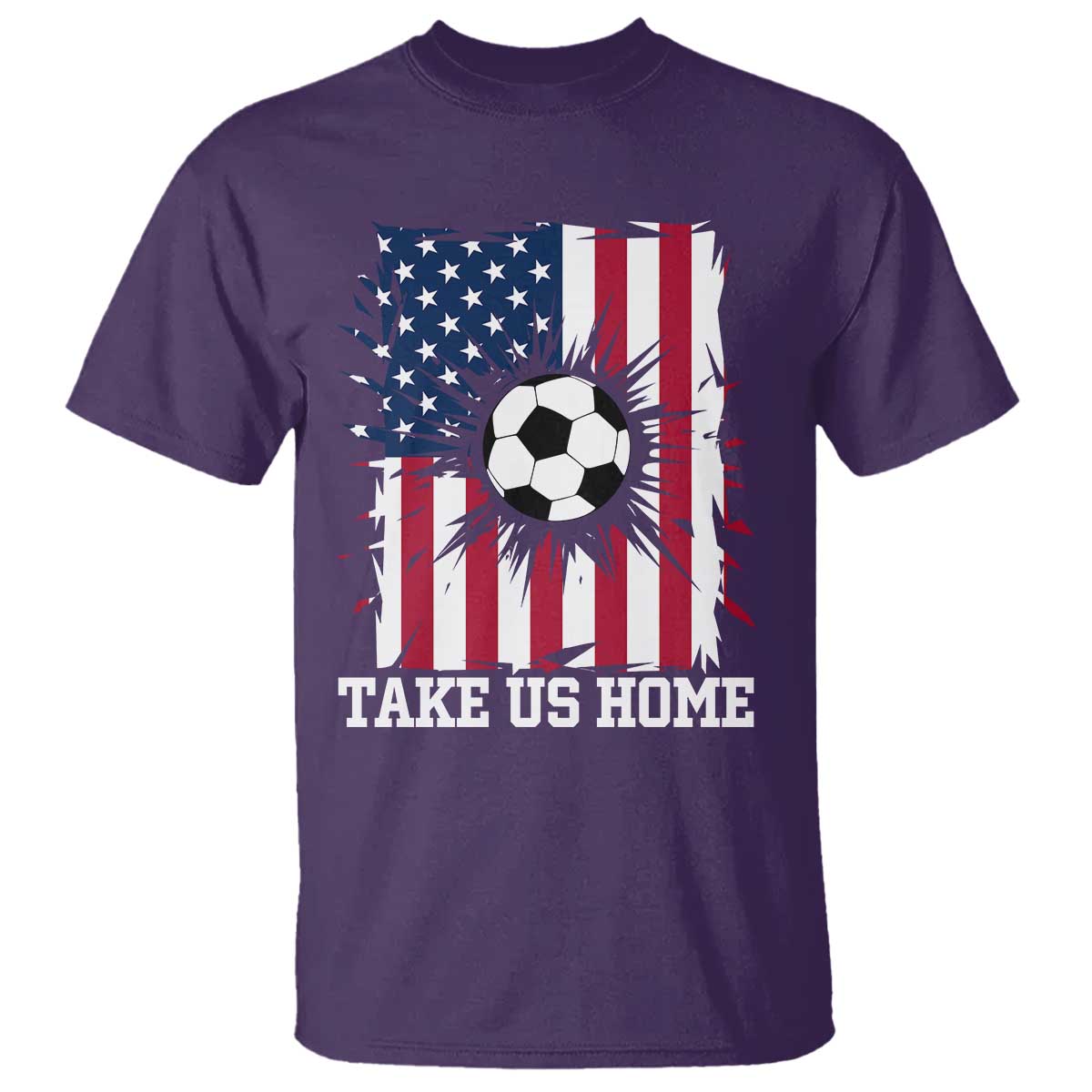 USA Soccer Game Day T Shirt Take Us Home