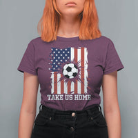 USA Soccer Game Day T Shirt For Women Take Us Home