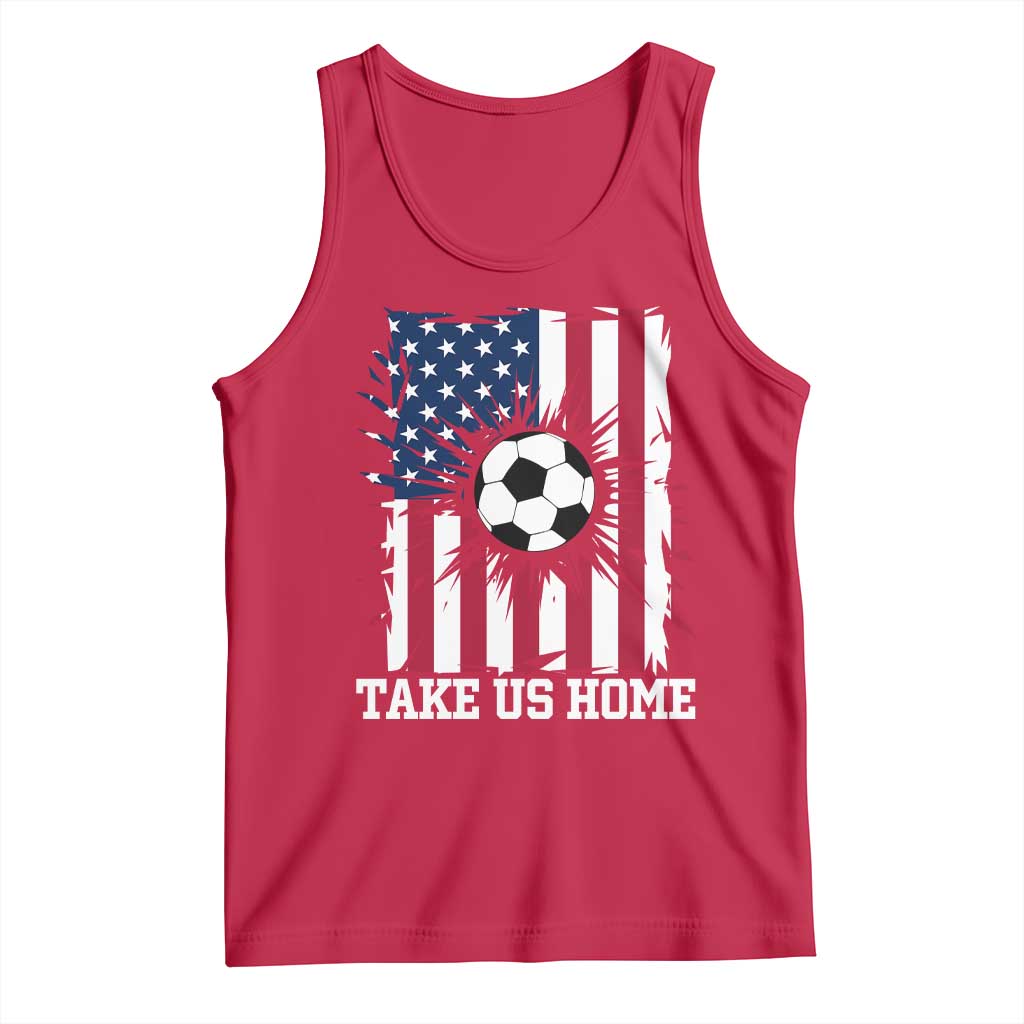 USA Soccer Game Day Tank Top Take Us Home