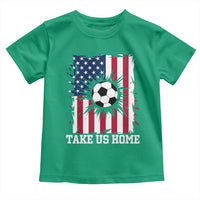 USA Soccer Game Day Toddler T Shirt Take Us Home