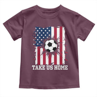 USA Soccer Game Day Toddler T Shirt Take Us Home