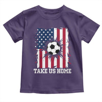 USA Soccer Game Day Toddler T Shirt Take Us Home