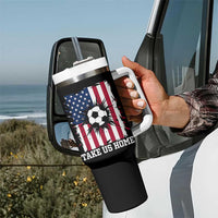USA Soccer Game Day Tumbler With Handle Take Us Home