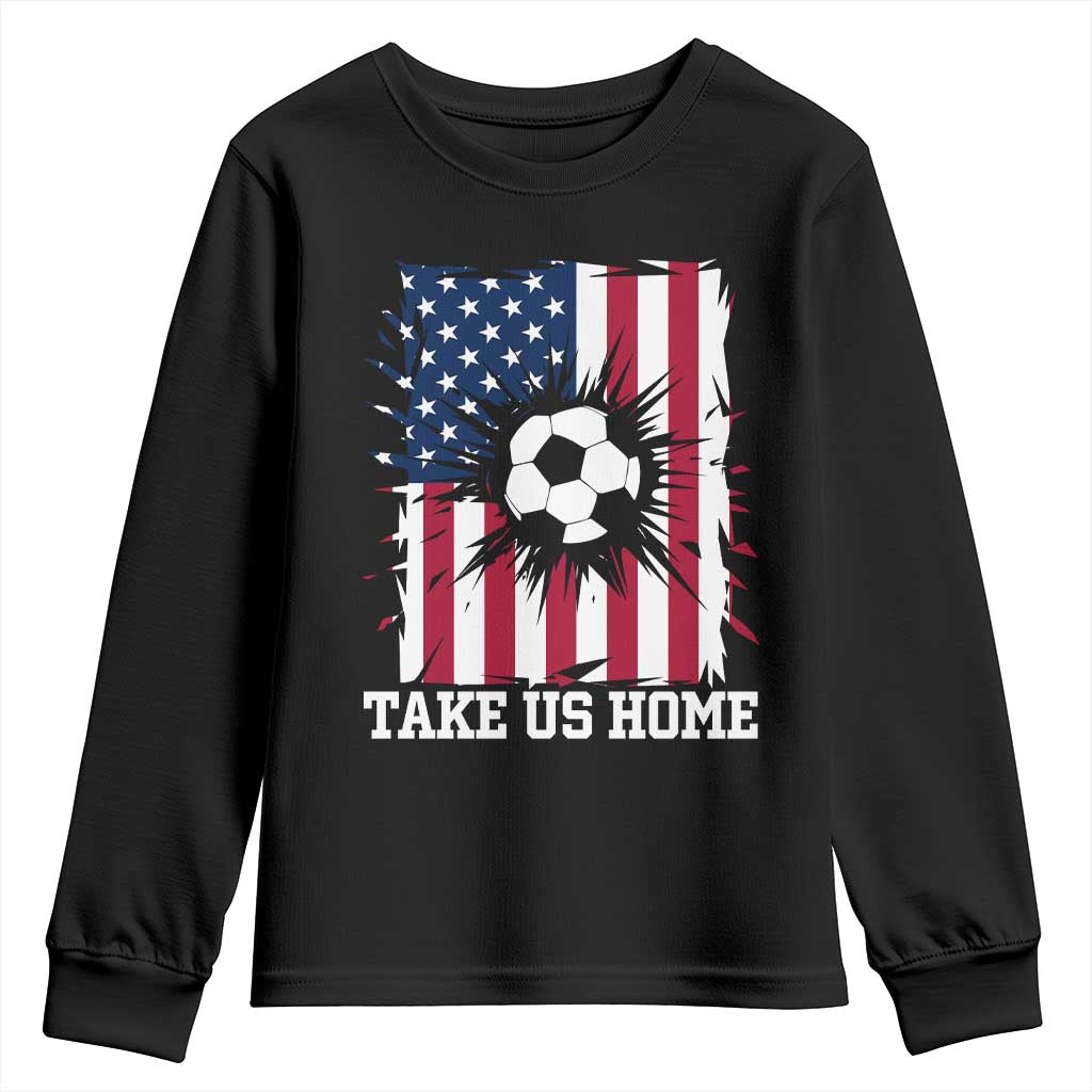 USA Soccer Game Day Youth Sweatshirt Take Us Home