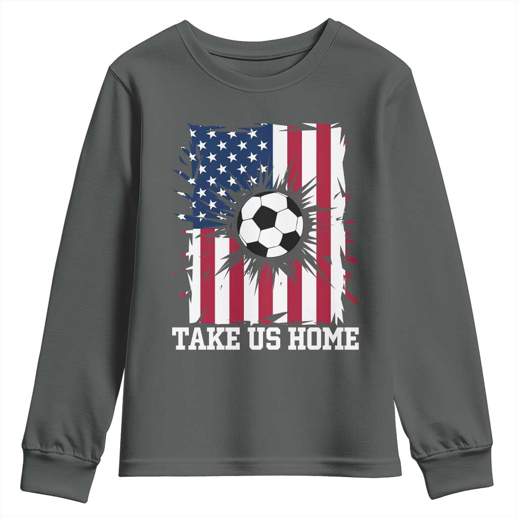 USA Soccer Game Day Youth Sweatshirt Take Us Home