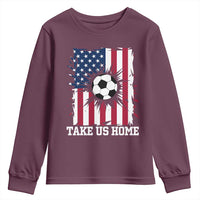 USA Soccer Game Day Youth Sweatshirt Take Us Home