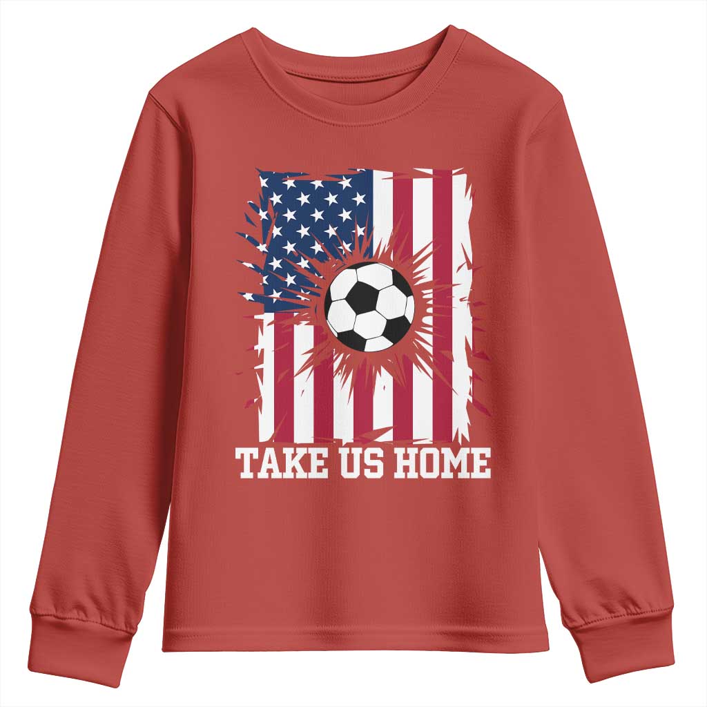 USA Soccer Game Day Youth Sweatshirt Take Us Home