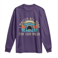 Hammerhead Shark Long Sleeve Shirt I Waited All Year For This Week Ocean Lover