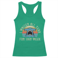 Hammerhead Shark Racerback Tank Top I Waited All Year For This Week Ocean Lover