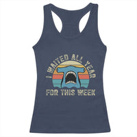 Hammerhead Shark Racerback Tank Top I Waited All Year For This Week Ocean Lover