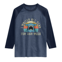 Hammerhead Shark Raglan Shirt I Waited All Year For This Week Ocean Lover