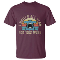 Hammerhead Shark T Shirt I Waited All Year For This Week Ocean Lover