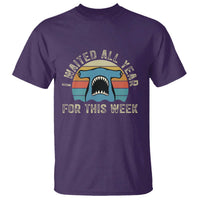 Hammerhead Shark T Shirt I Waited All Year For This Week Ocean Lover