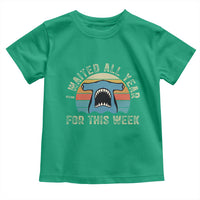 Hammerhead Shark Toddler T Shirt I Waited All Year For This Week Ocean Lover