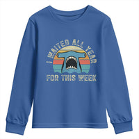 Hammerhead Shark Youth Sweatshirt I Waited All Year For This Week Ocean Lover