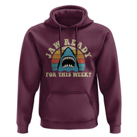 Jaw Ready For This Hoodie Vintage Shark Lover Ocean Wildlife