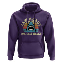 Jaw Ready For This Hoodie Vintage Shark Lover Ocean Wildlife