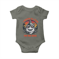Funny Shark Summer Vacation Baby Onesie I Waited All Year For This Week
