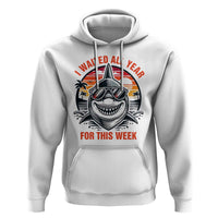 Funny Shark Summer Vacation Hoodie I Waited All Year For This Week