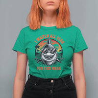 Funny Shark Summer Vacation T Shirt For Women I Waited All Year For This Week