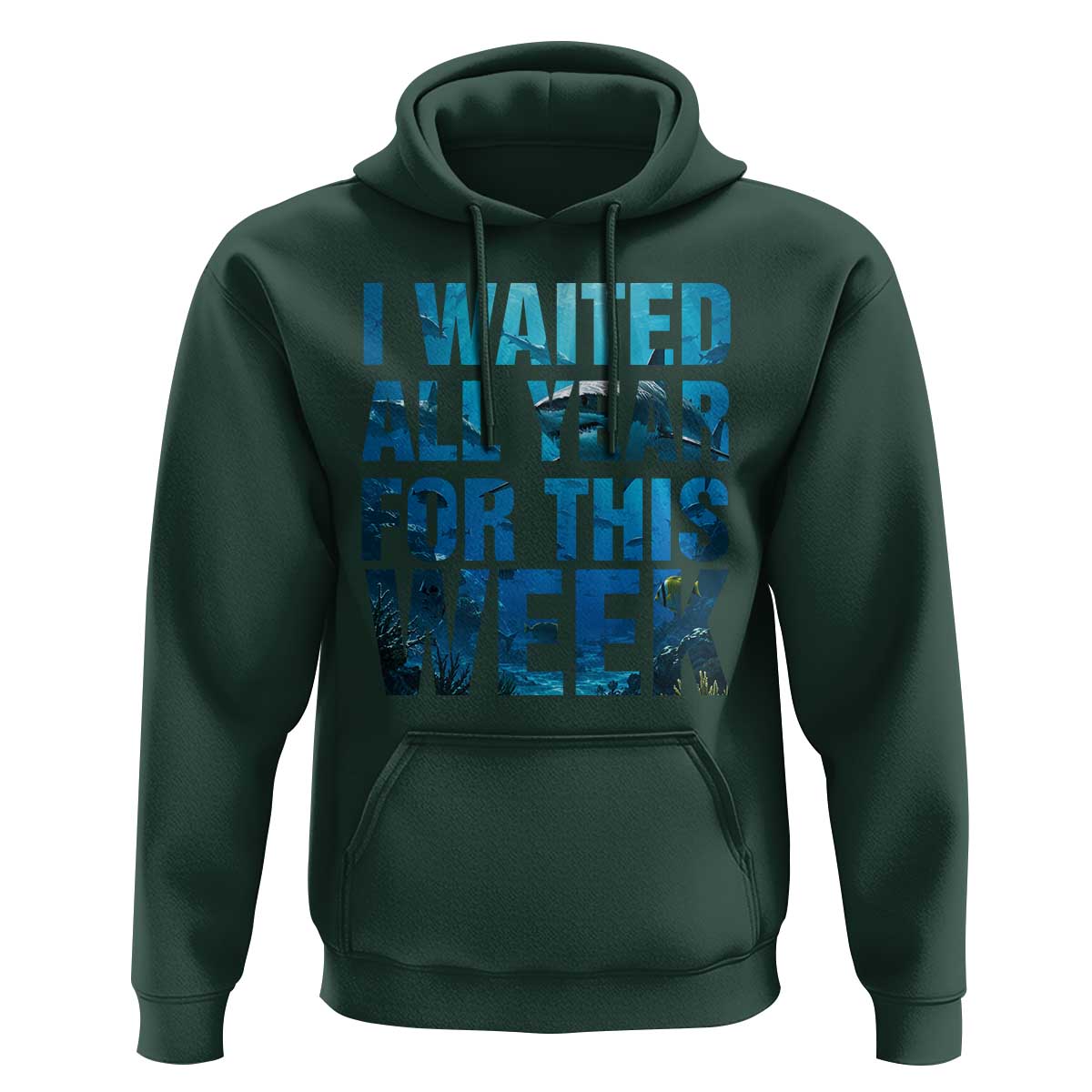 Shark Lover Week Gift Hoodie I Waited All Year For This Week