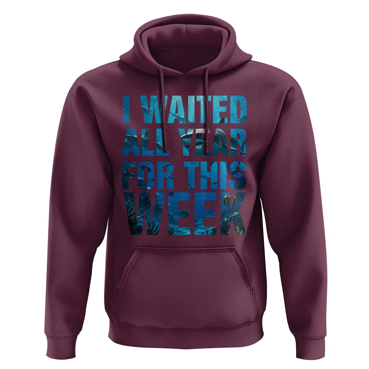 Shark Lover Week Gift Hoodie I Waited All Year For This Week