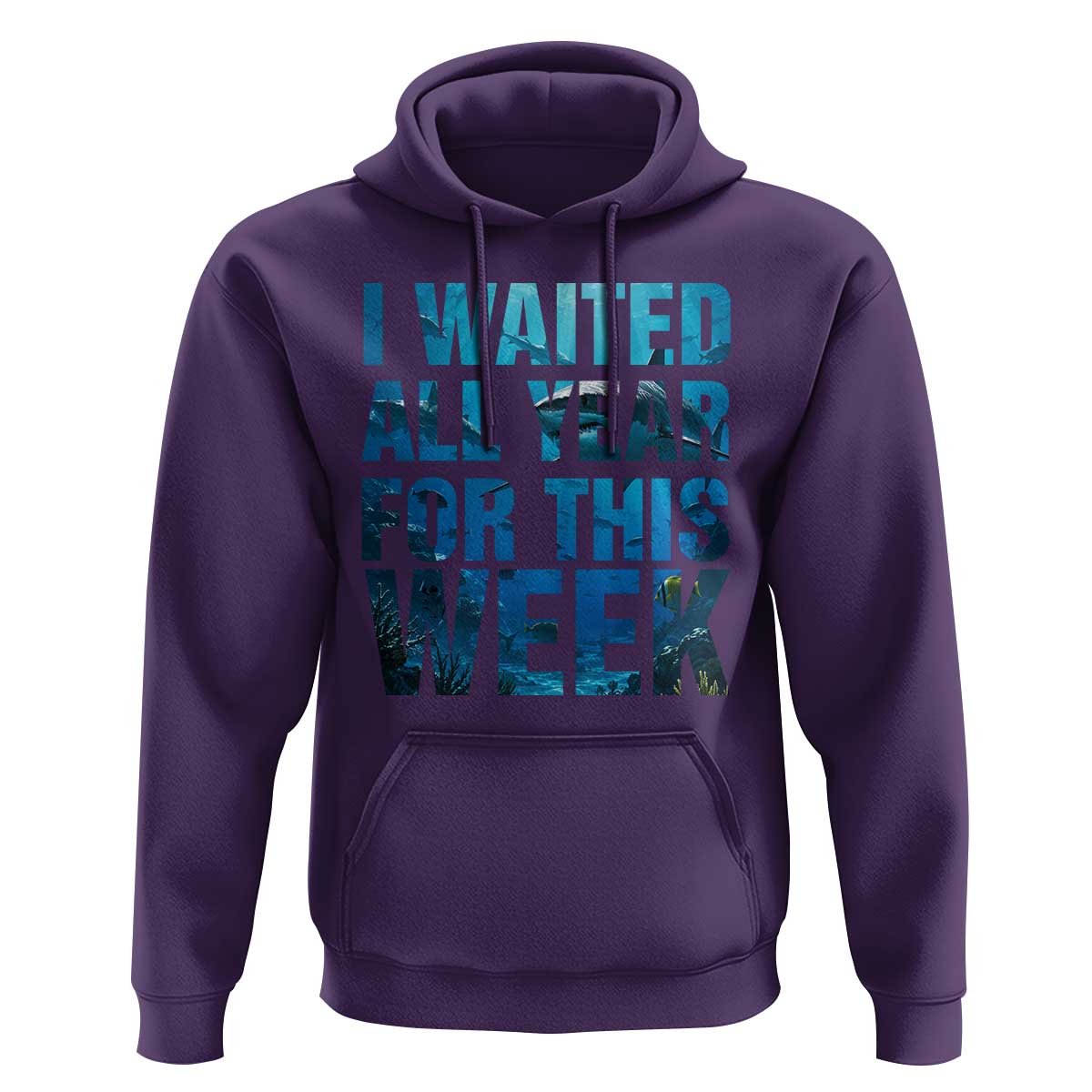 Shark Lover Week Gift Hoodie I Waited All Year For This Week