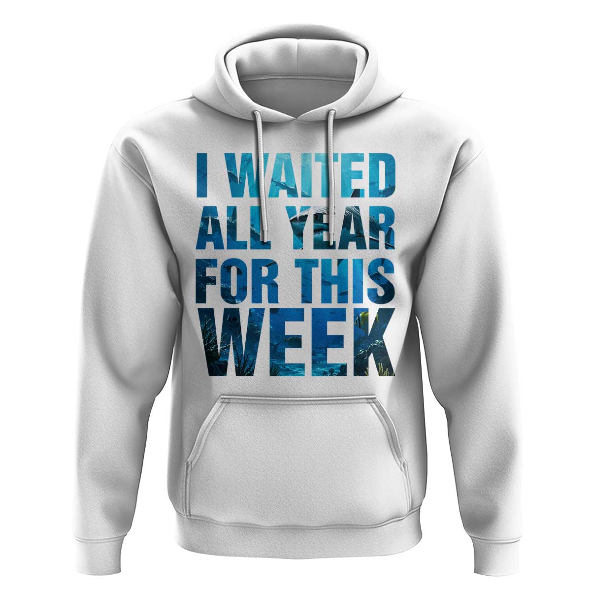 Shark Lover Week Gift Hoodie I Waited All Year For This Week