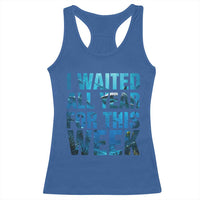 Shark Lover Week Gift Racerback Tank Top I Waited All Year For This Week