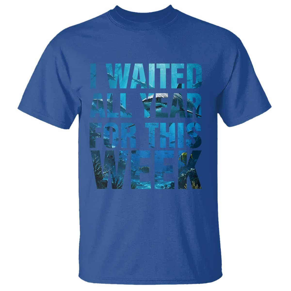 Shark Lover Week Gift T Shirt I Waited All Year For This Week