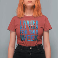 Shark Lover Week Gift T Shirt For Women I Waited All Year For This Week