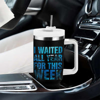 Shark Lover Week Gift Tumbler With Handle I Waited All Year For This Week