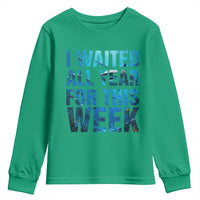 Shark Lover Week Gift Youth Sweatshirt I Waited All Year For This Week