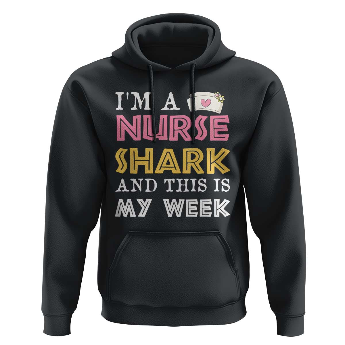 Funny Nurse Shark Gift Hoodie This Is My Week