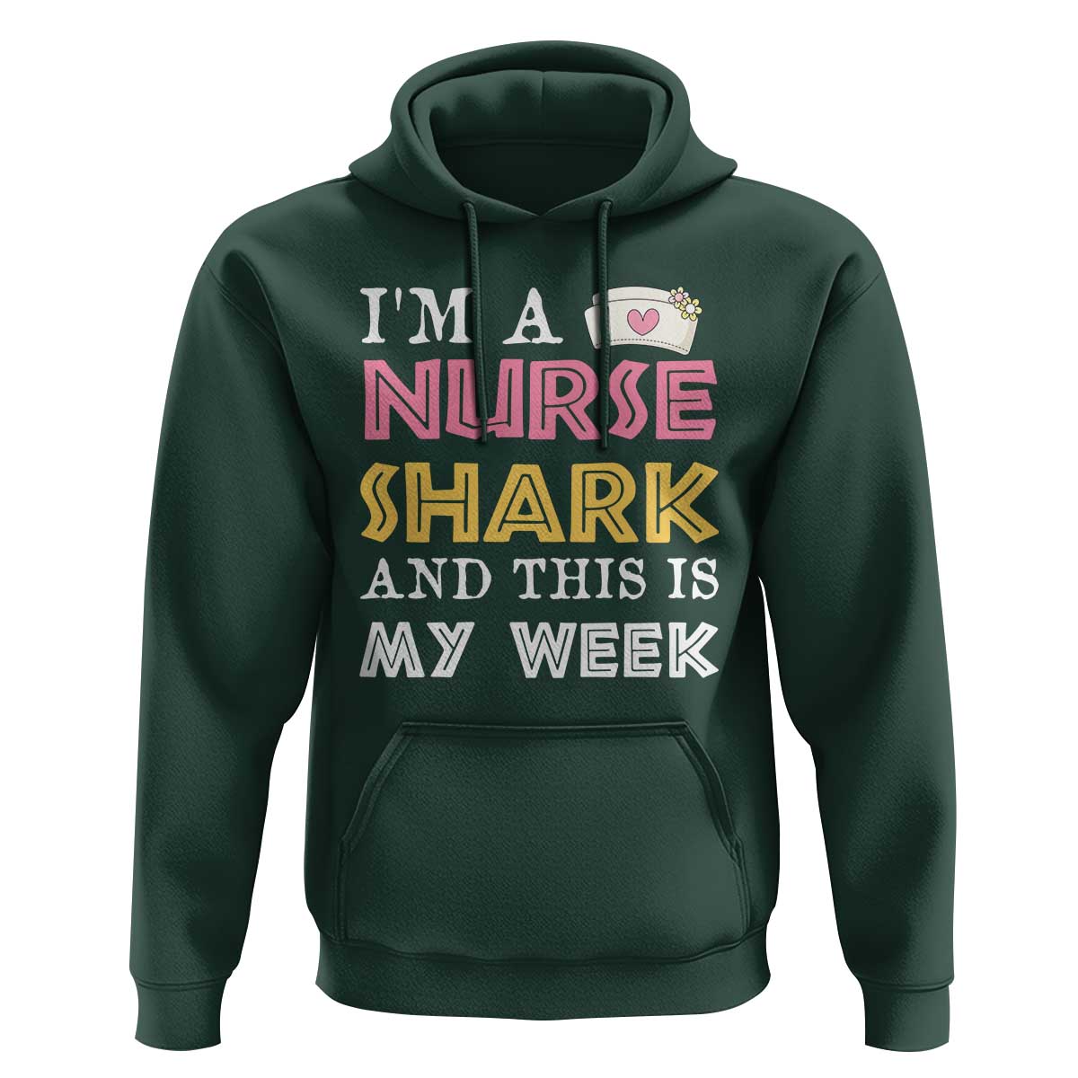 Funny Nurse Shark Gift Hoodie This Is My Week