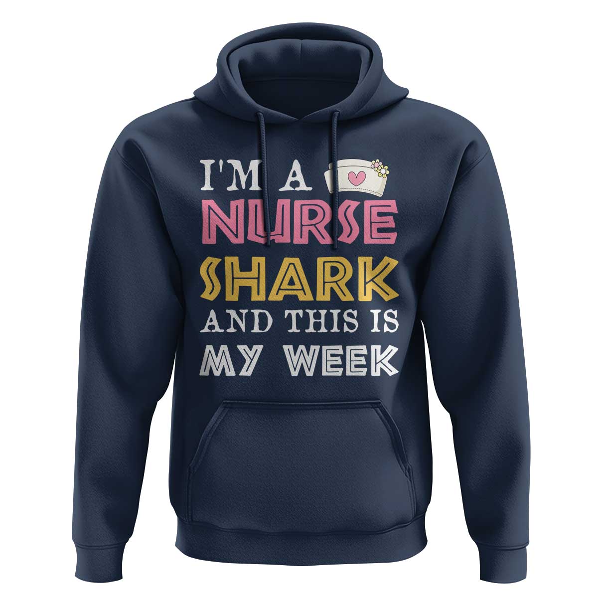 Funny Nurse Shark Gift Hoodie This Is My Week