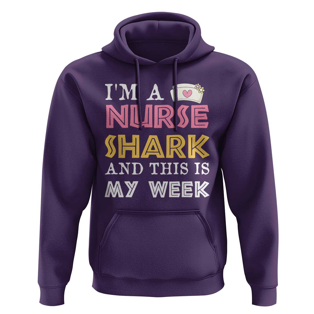 Funny Nurse Shark Gift Hoodie This Is My Week