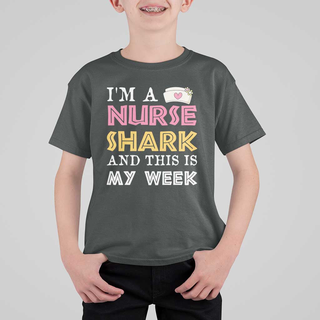 Funny Nurse Shark Gift T Shirt For Kid This Is My Week