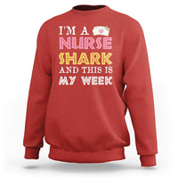Funny Nurse Shark Gift Sweatshirt This Is My Week