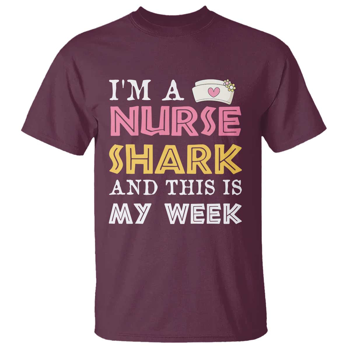 Funny Nurse Shark Gift T Shirt This Is My Week