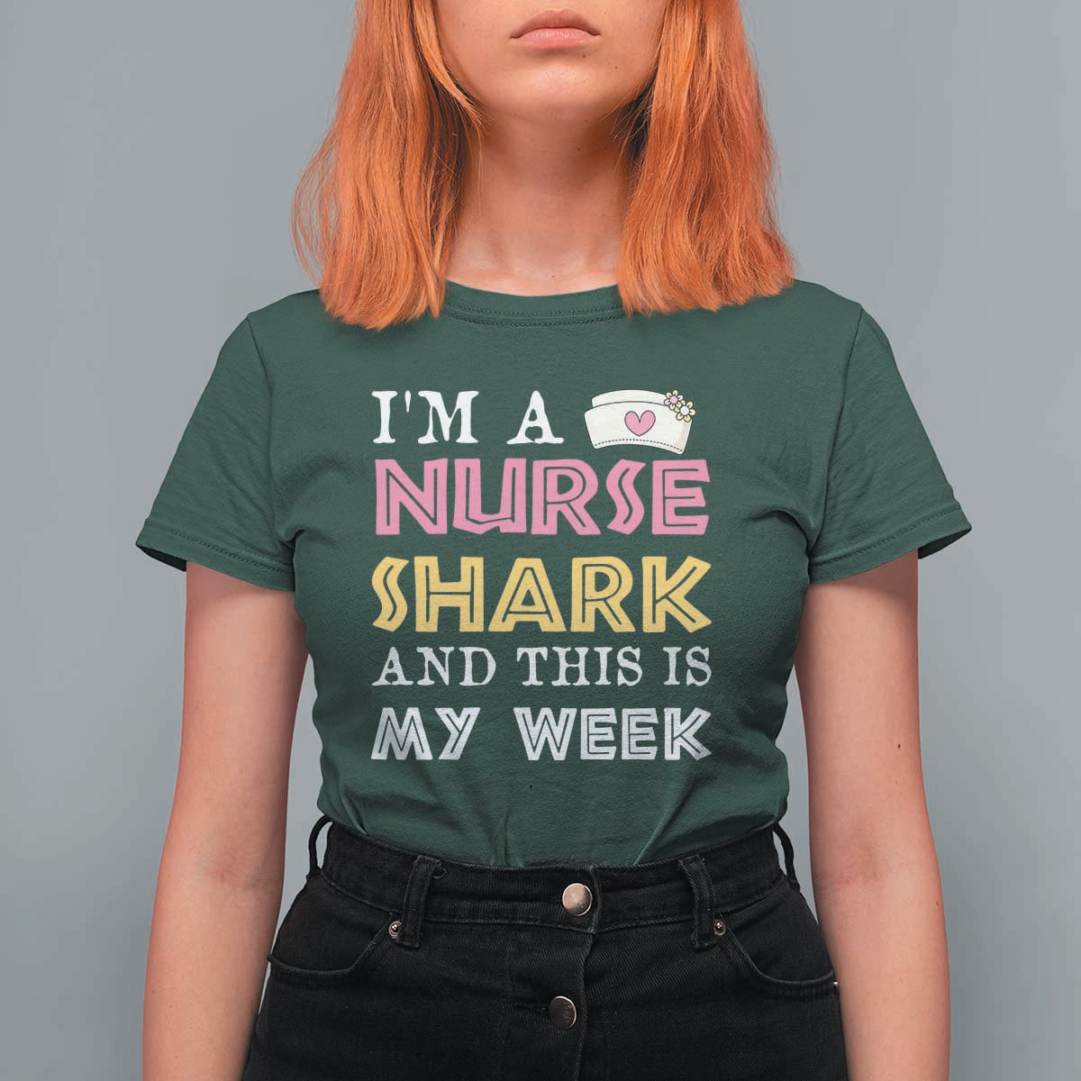 Funny Nurse Shark Gift T Shirt For Women This Is My Week
