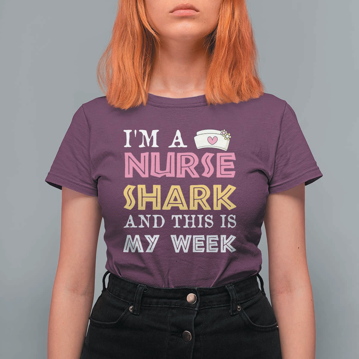 Funny Nurse Shark Gift T Shirt For Women This Is My Week
