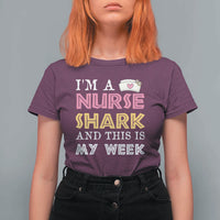 Funny Nurse Shark Gift T Shirt For Women This Is My Week